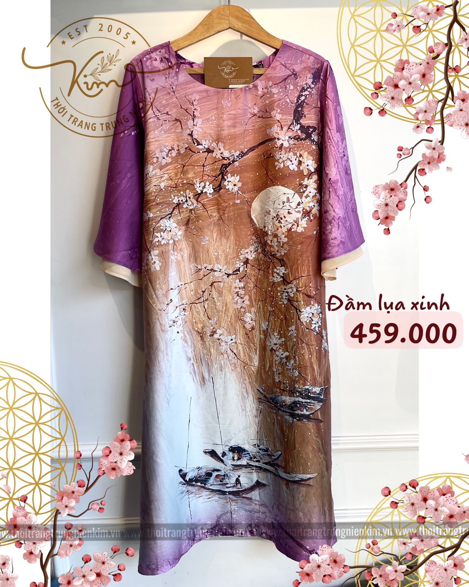 Đầm lụa xinh