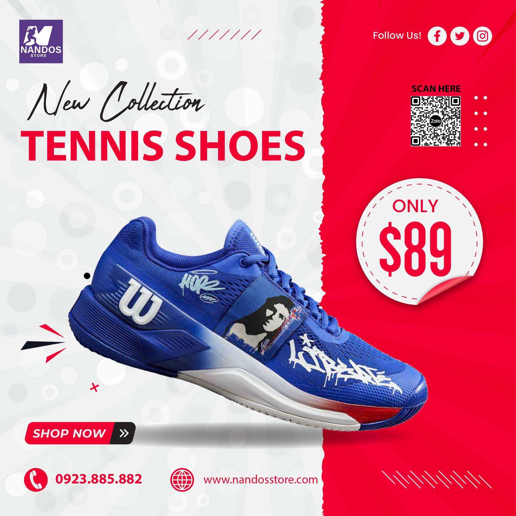 Giảy tennis Wilson Rush 4.0 Paris phiên bản giới hạn