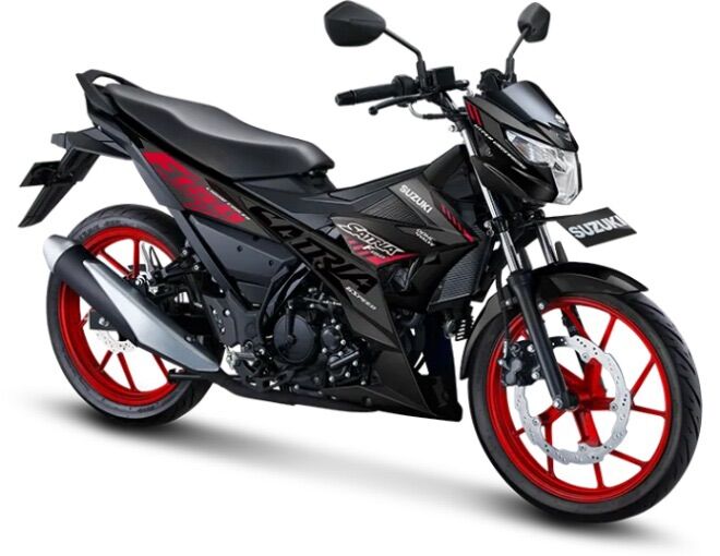Tem zin đen titan đỏ - 68019-12kf0-40x - satria f150 fi, raider f150 fi 2021 - chính hãng suzuki