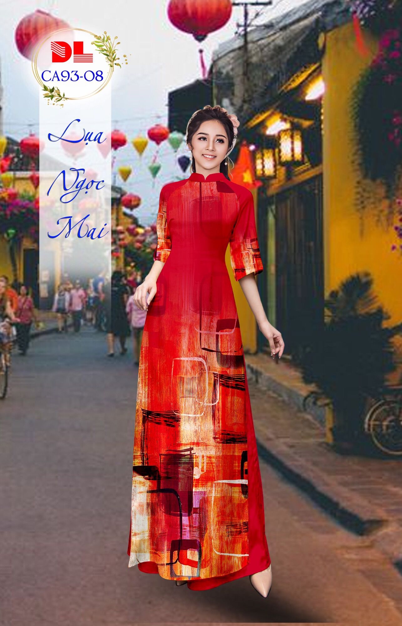 Vải áo dài lập thể