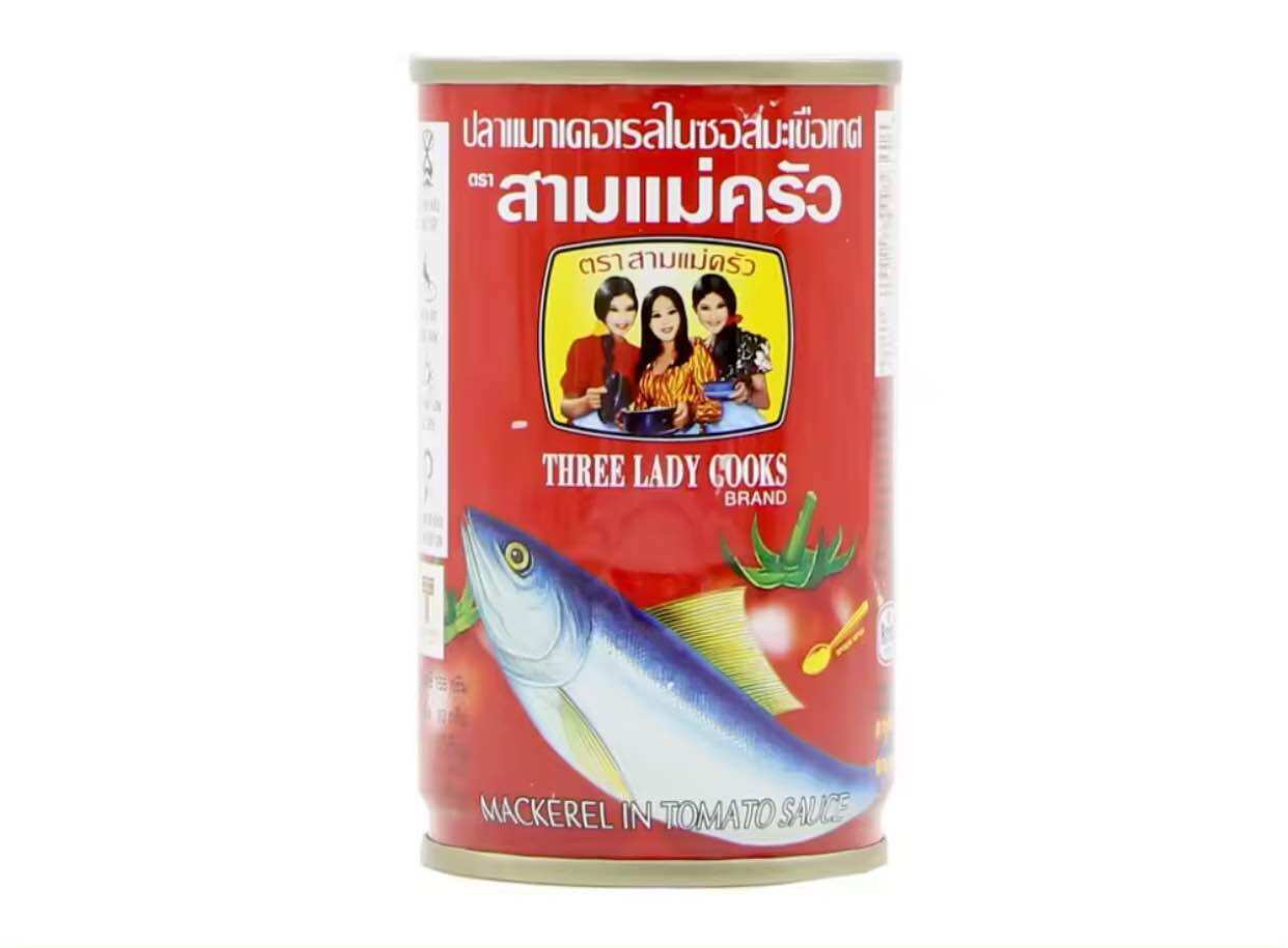 5 lon Cá 3 Cô Gái Nhập Khẩu Thái Lan - Cá Sốt Cà