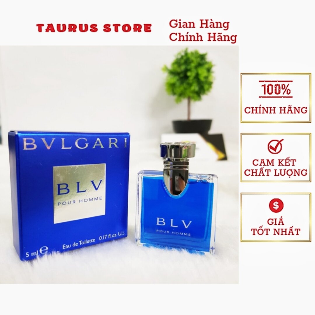 Hàng Chính Hãng Nước Hoa Nam B.v.l.g.a.r.i BLV Pour Homme EDT 5ml