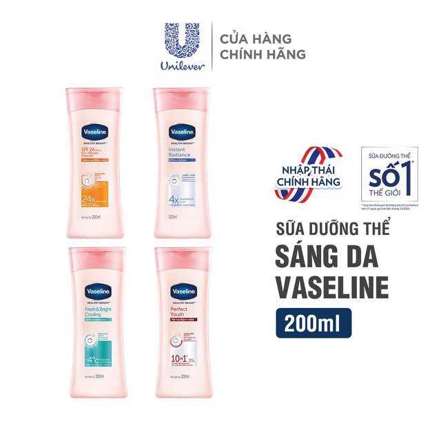 Sữa dưỡng thể vaseline 350ml