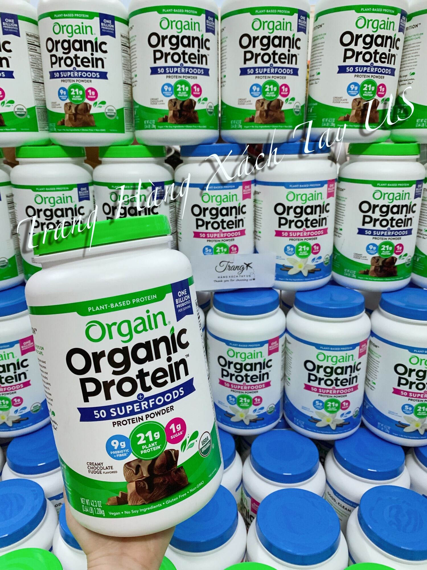 Bột protein orgain organic protein 1.22kg date 2023 - ảnh sản phẩm 2