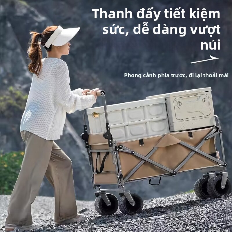 All-in-one Hand and Foot Operated Camping Wagon Extended - 8