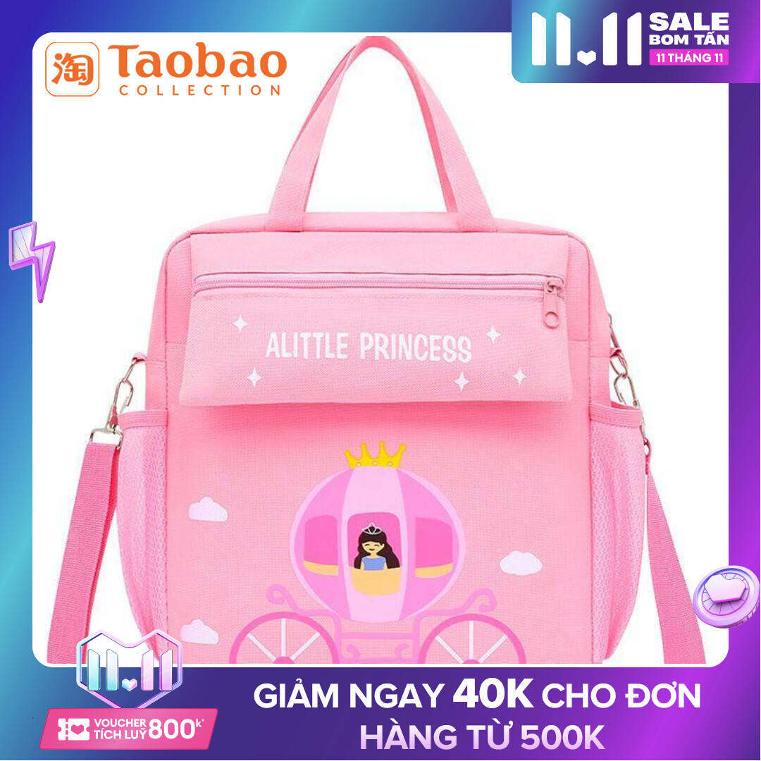 Túi Xách Cặp Sách Nữ Học Bù Cặp Xách Tay Học Sinh Bé Trai Học Sinh Tiểu Học Trung Học Xiên 82457 Đeo Tay Đa Năng