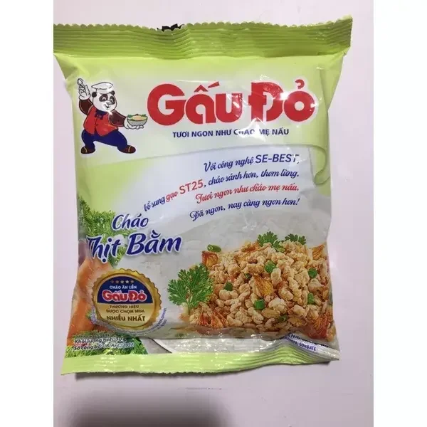 Cháo gấu đỏ thịt bằm 10 gói