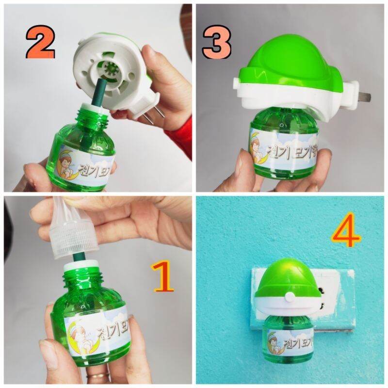 5 chai tinh dầu đuổi muỗi hàn quốc nhé