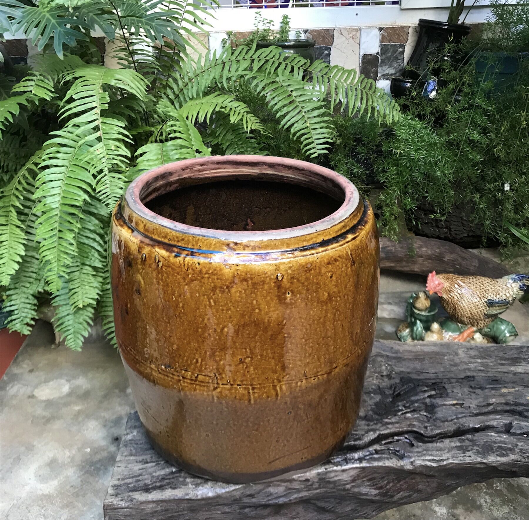 Lu, Thạp đựng gạo đựng nước , trồng sen … gốm sứ Lái Thiêu