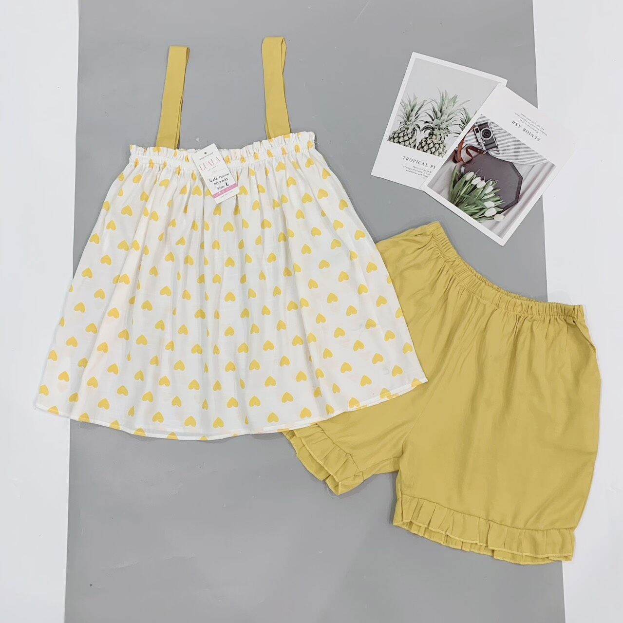 Bộ đồ ngủ đồ mặc nhà Bộ 2 dây đũi pijama