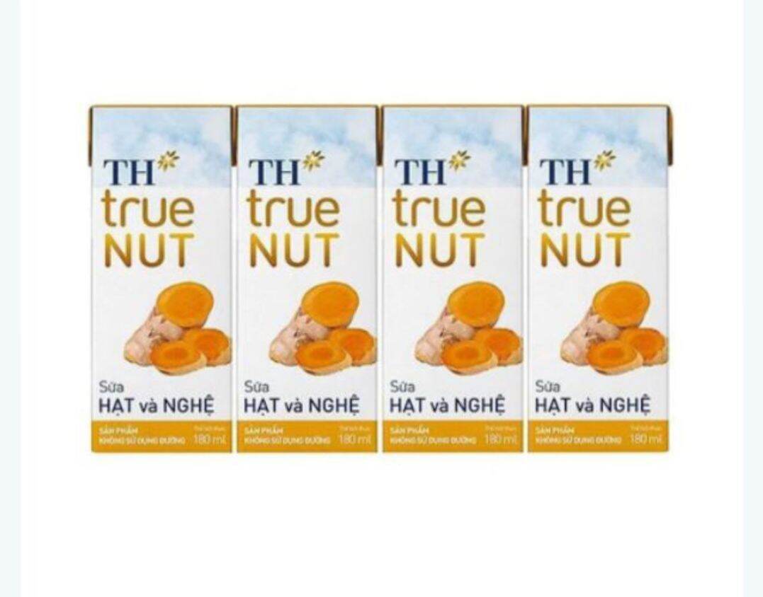Thùng sữa hạt TH true milk 180ml × 48 hộp ( Óc chó / Mac ca/ Hạnh nhân / Nghệ / Hạt dẻ cười / Gấc / Gạo lứt / Đủ mùi )