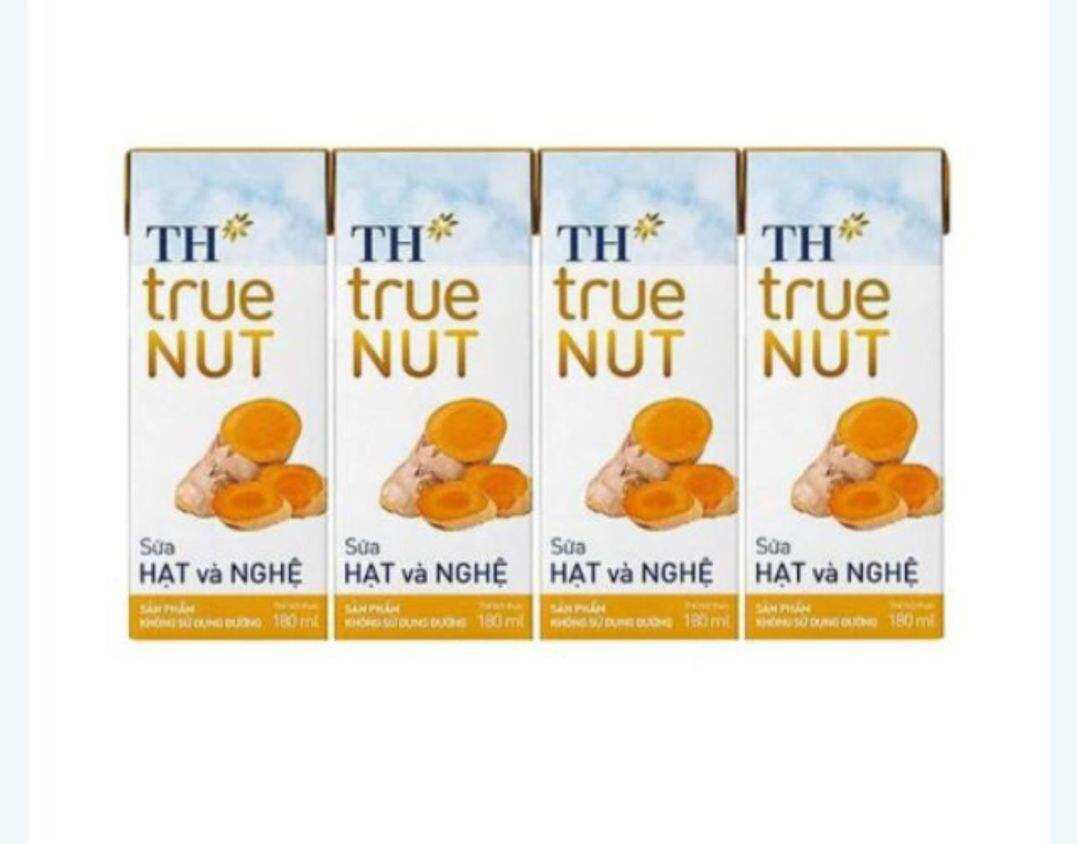 Thùng sữa hạt TH true milk 180ml × 48 hộp ( Óc chó / Mac ca/ Hạnh nhân / Nghệ / Hạt dẻ cười / Gấc / Gạo lứt / Đủ mùi )