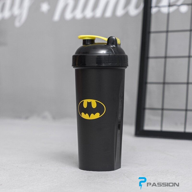 Bình nước thể thao Batman, bình lắc tập gym PK86