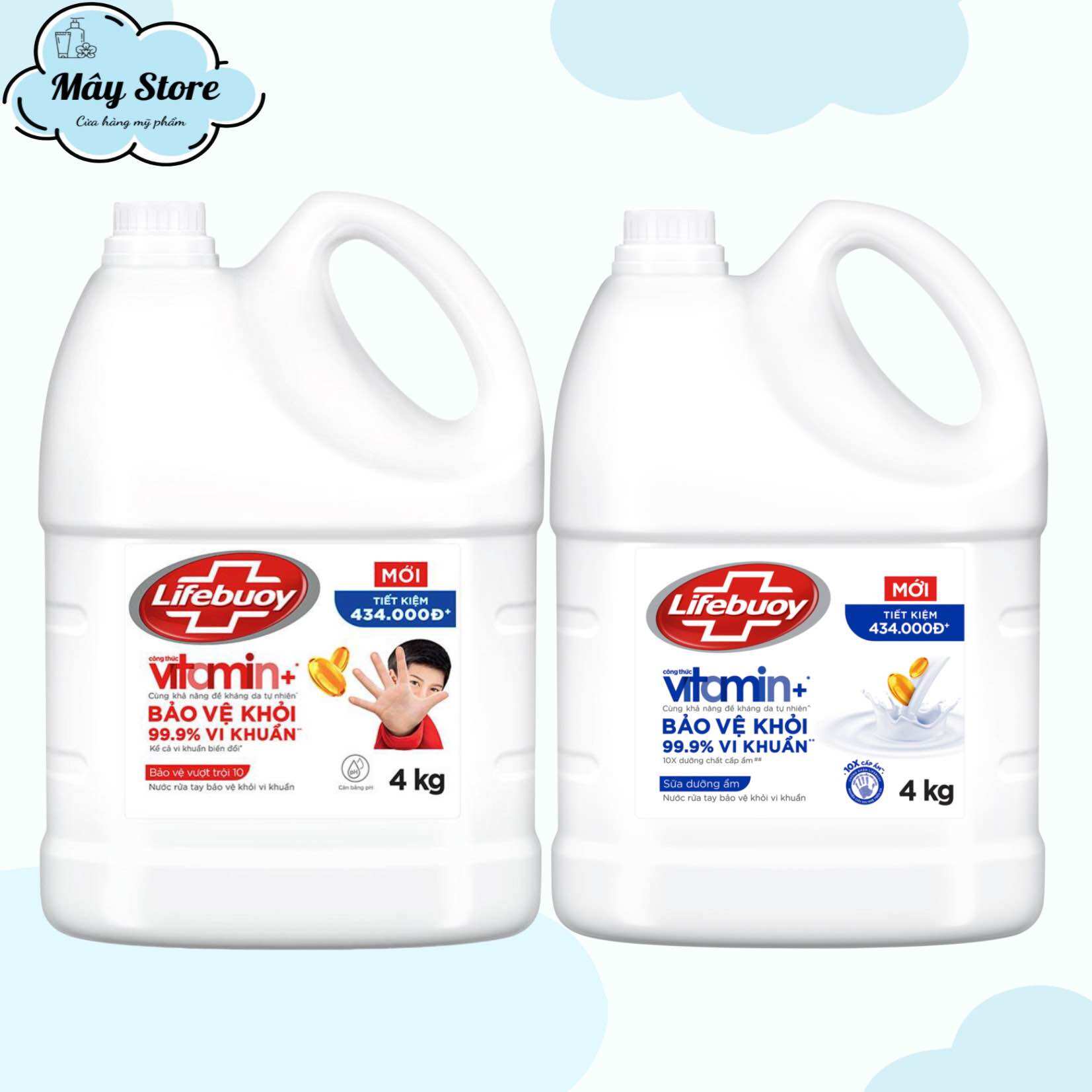 Nước rửa tay lifebuoy can 4kg
