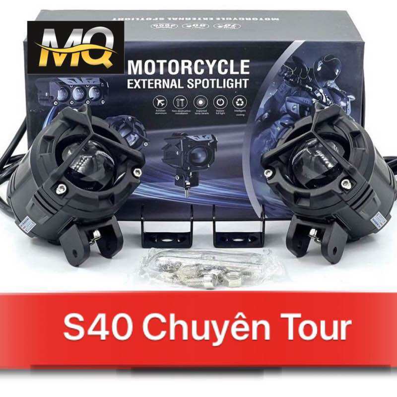 Đèn Trợ Sáng Bi Cầu S40 Chuyên Tour 2 Mầu Cos Vàng Pha Trắng Trợ Sáng Ô Tô S20 S40