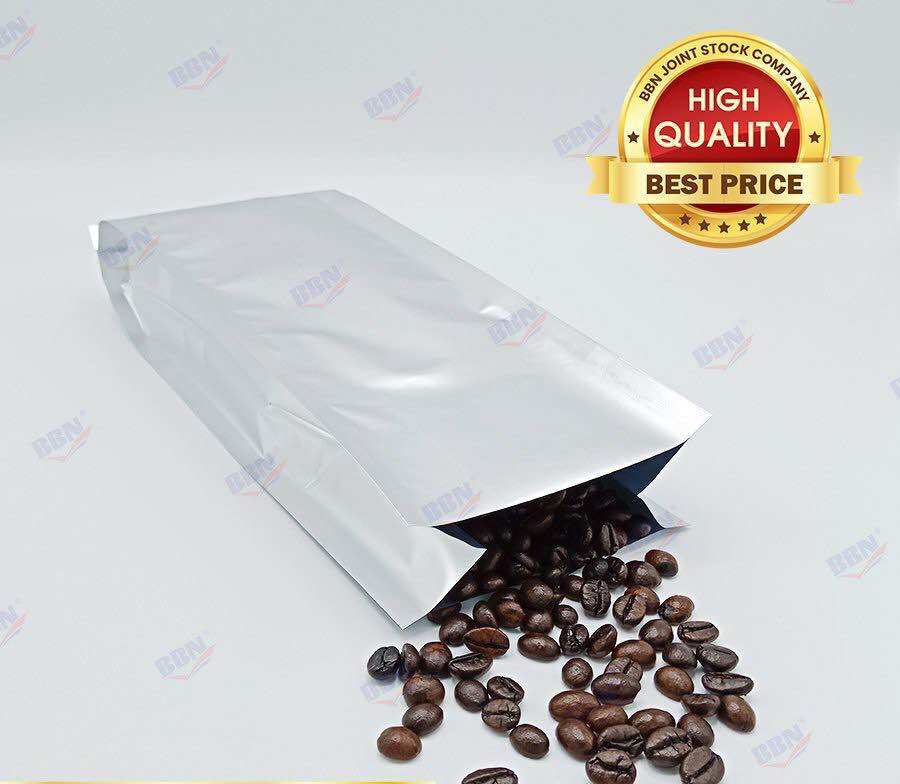 [1kg] Túi 4 biên bạc 11x24.5 250gr đựng trà, cà phê