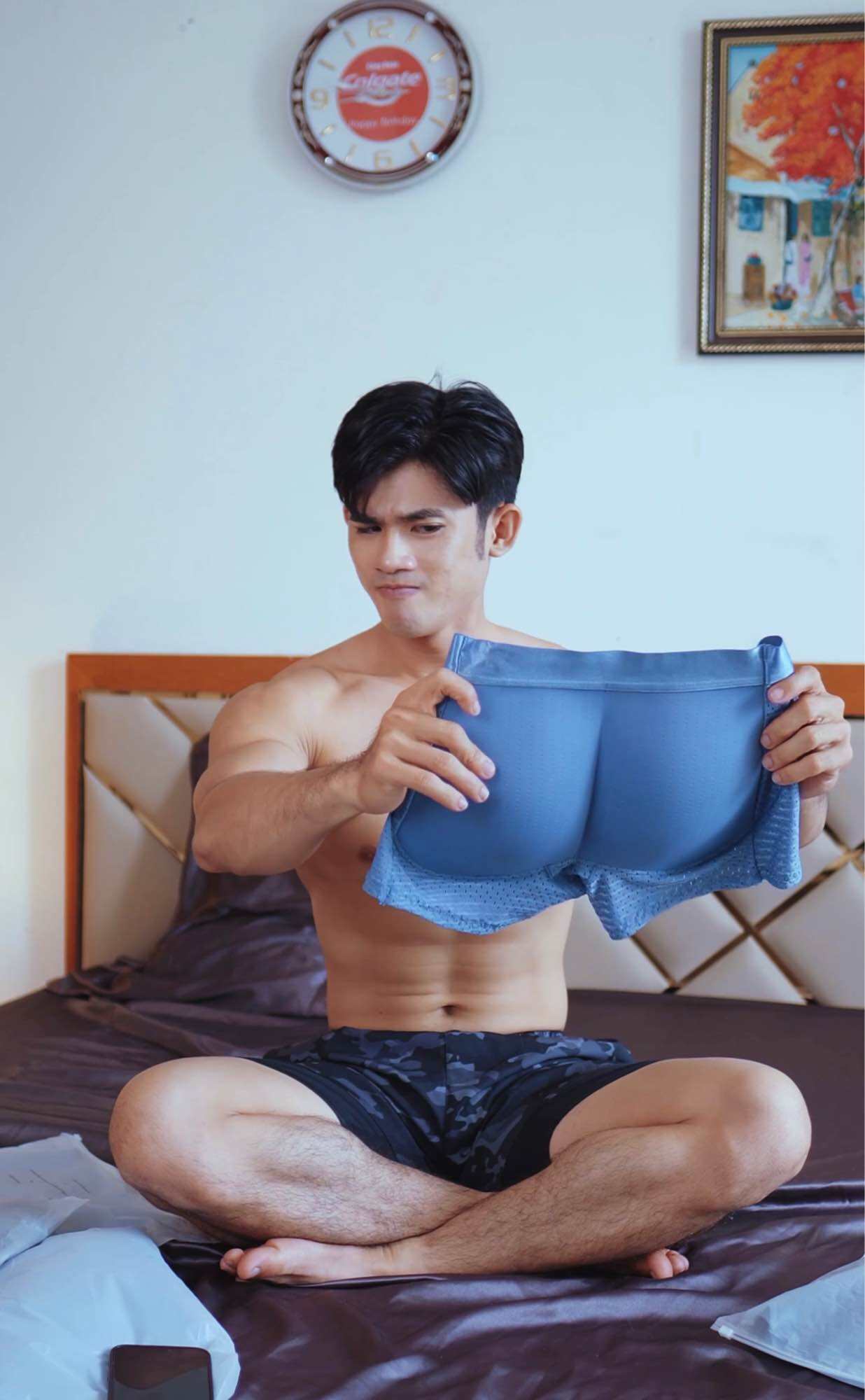 Combo 3 quần đùi độn mông nam MEN PRO thông hơi