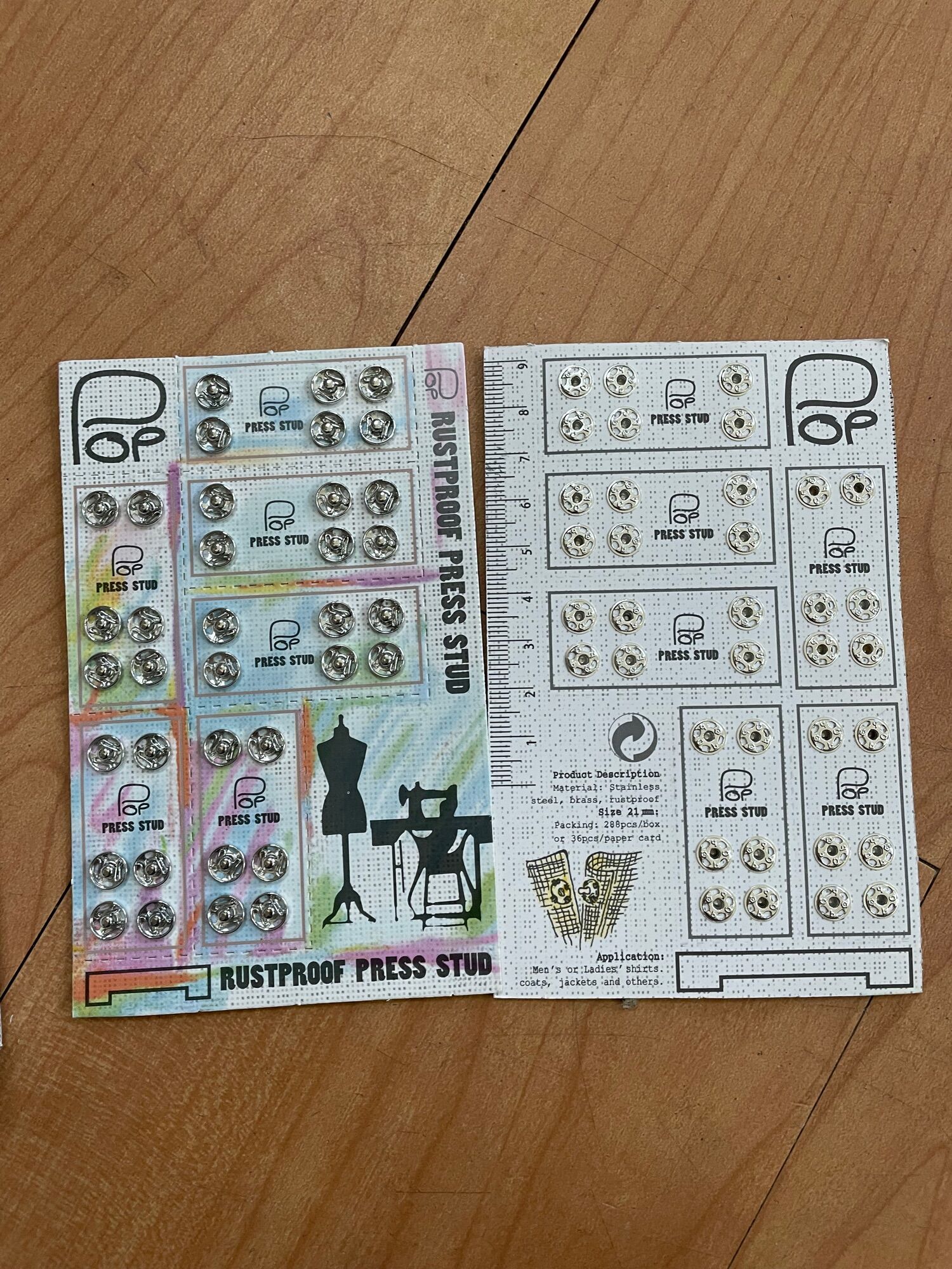 Nút bóp may áo dài đồ em bé (36 nút)