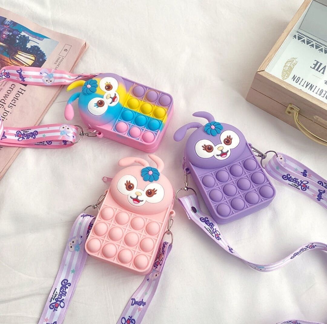 Túi đeo chéo Pop It Galaxy Cầu Vồng nhiều mẫu, có lựa mẫu