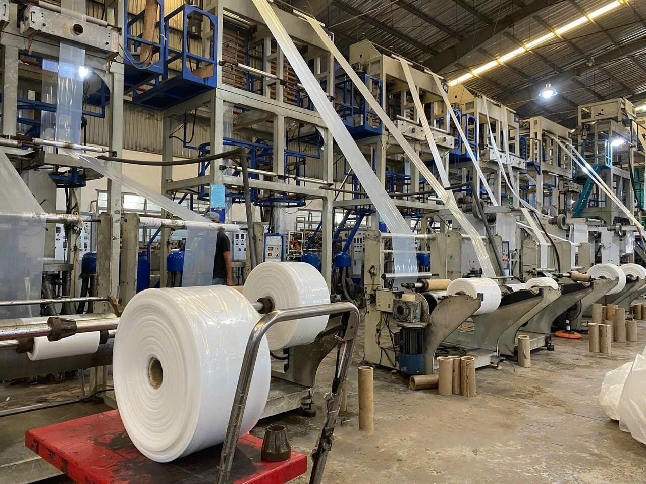10 Túi đóng chăn màn lồng bao tải ngang 60cmx1m dày 6 zem