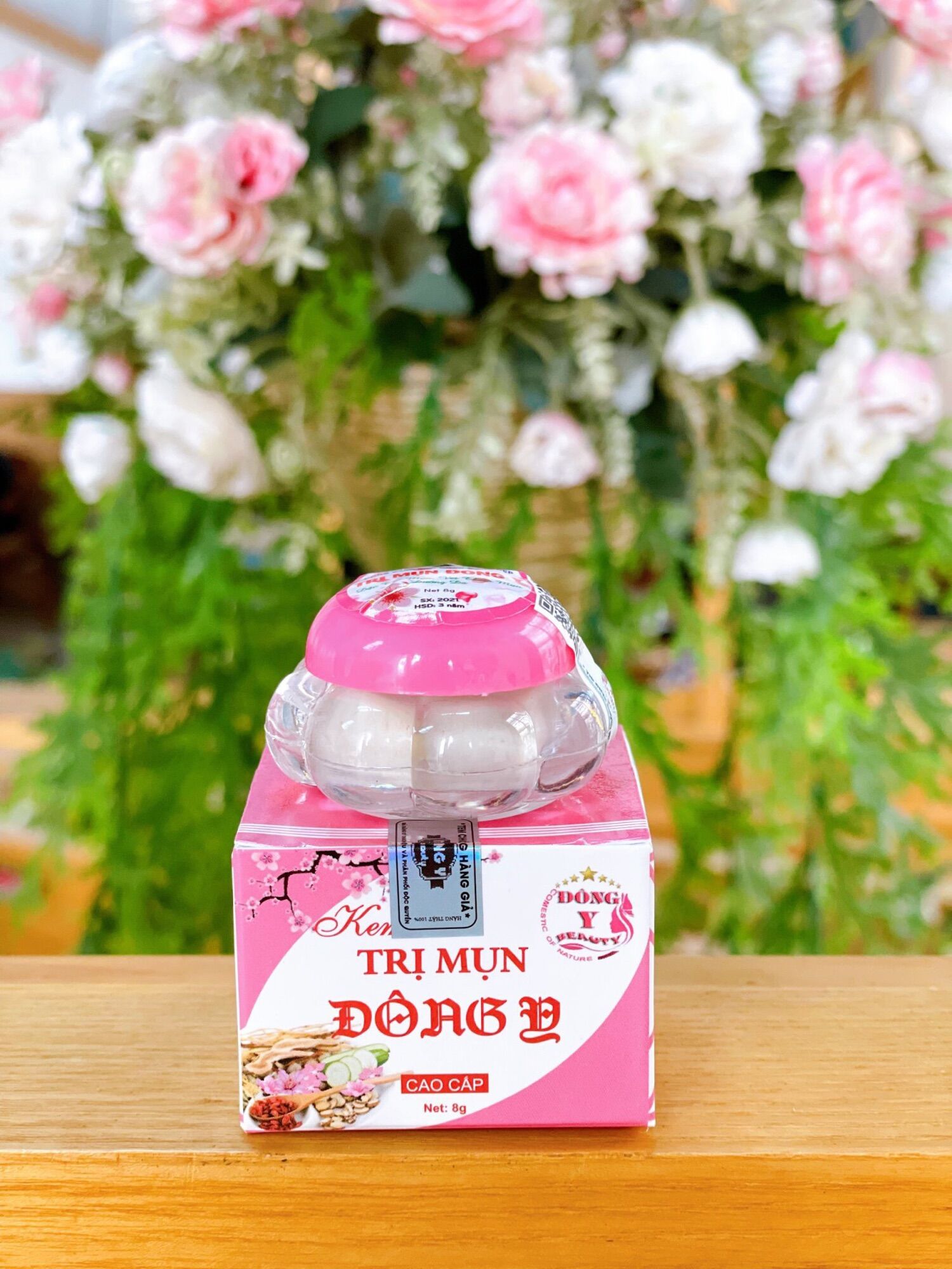 Combo 2 hộp kem mụn đông y hoa đào