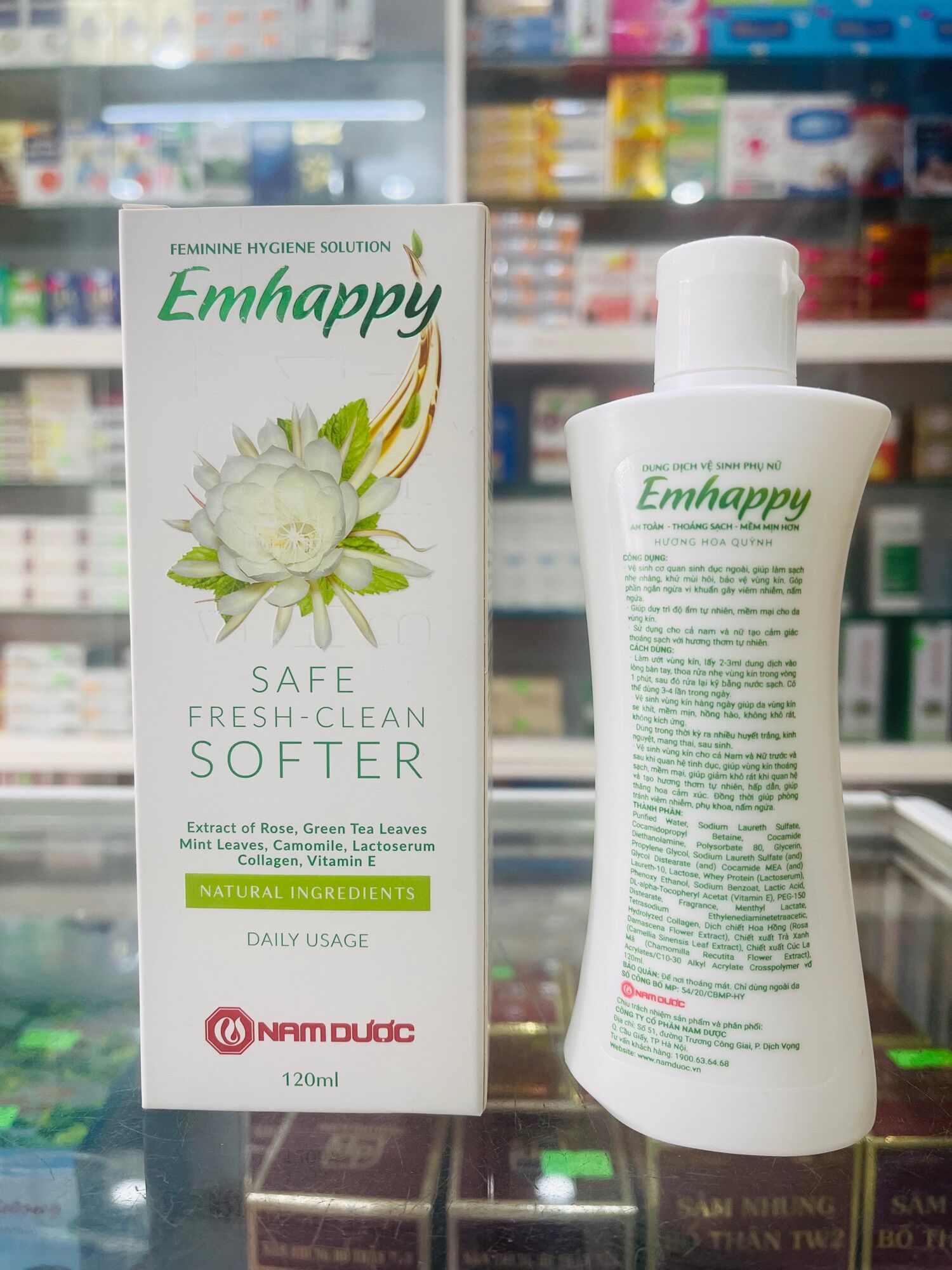 Dung dịch vệ sinh phụ nữ Emhappy - 120ml