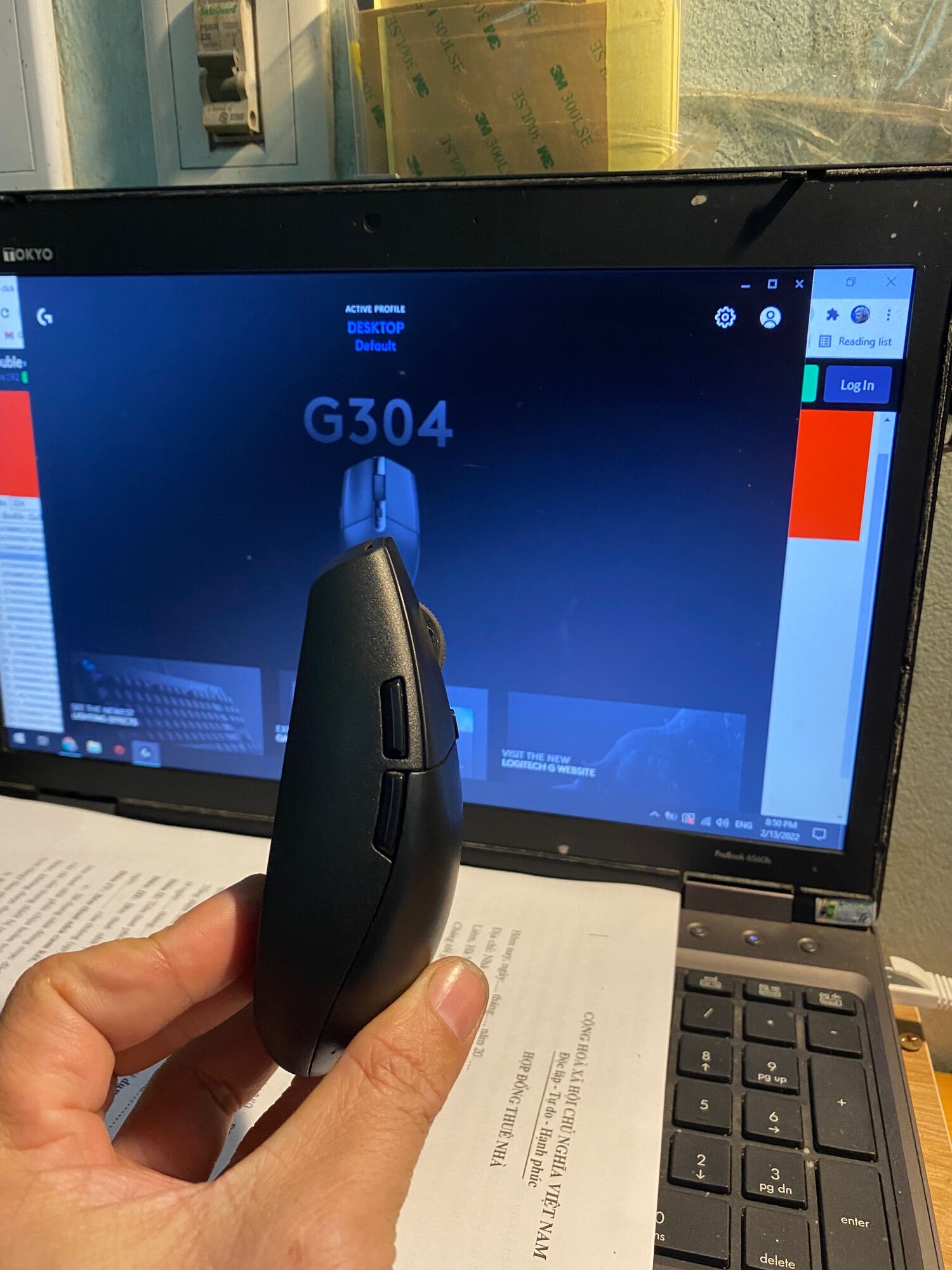 Chuột không dây gaming logitech g304 2nd 95%
