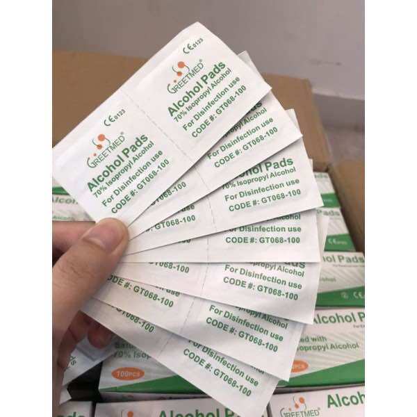 Gạc tẩm cồn Alcohol Pads 100 miếng