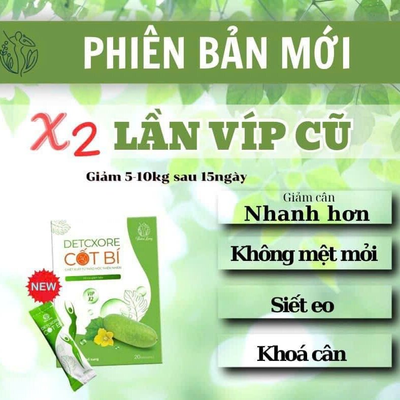 Trà Bí Đao Giảm Cân Thiên Long Vip 2 Hộp 20 gói