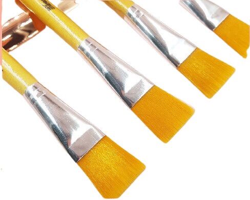 [HCM]Cọ Quét Mặt Nạ Cán Gỗ lông mềm mịn dài 19cm