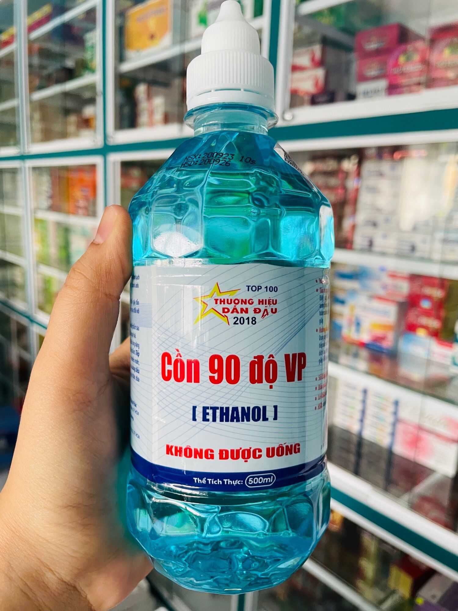 Cồn Xanh 90 độ Vĩnh Phúc - 1 chai 500ml