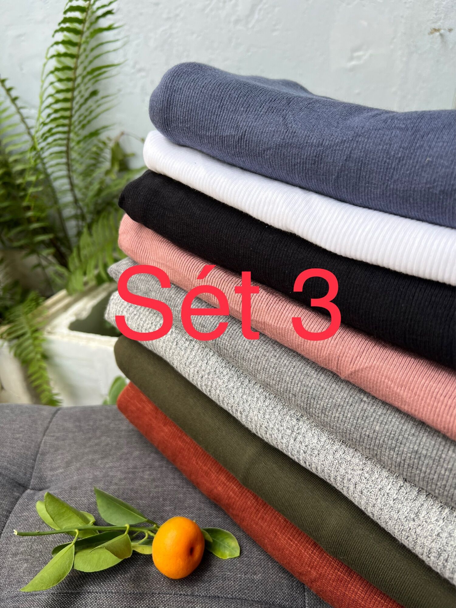 Thun gân 100% cotton (sét 3kg 190k)