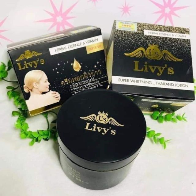 Kem Siêu Trắng Da Body Livy Thái Lan