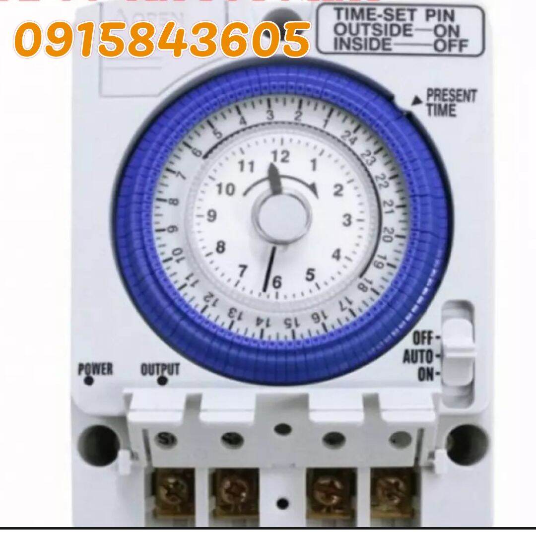 Công tắc hẹn giờ cơ 24h Camsco công suất lớn 15A/220V Công tắc thời gian camsco TB35 Đài Loan role 24h công tắc hẹn giờ cơ rơ le thời gian ổ cắm hẹn giờ ổ cắm hẹn giờ tắt