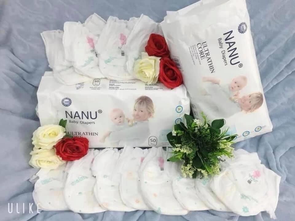 Bỉm quần/ dán  NANU đủ size 50 miếng