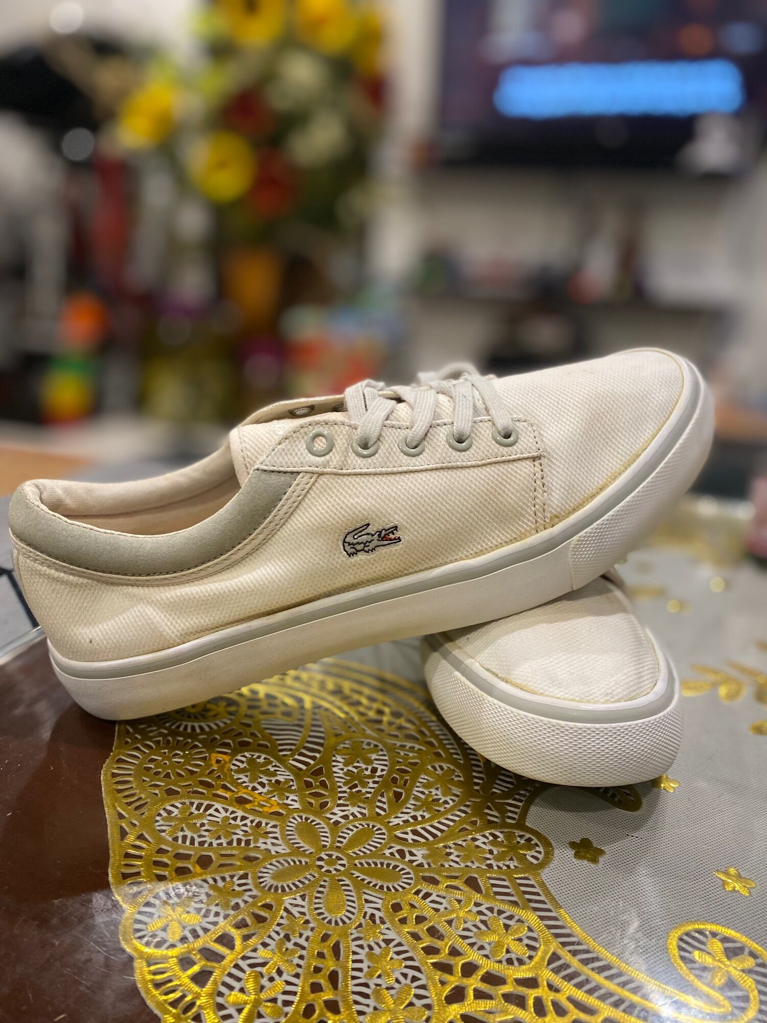 GIẦY SECONDHAND CHÍNH HÃNG- giầy Lacoste size 41-độ mới trên 7