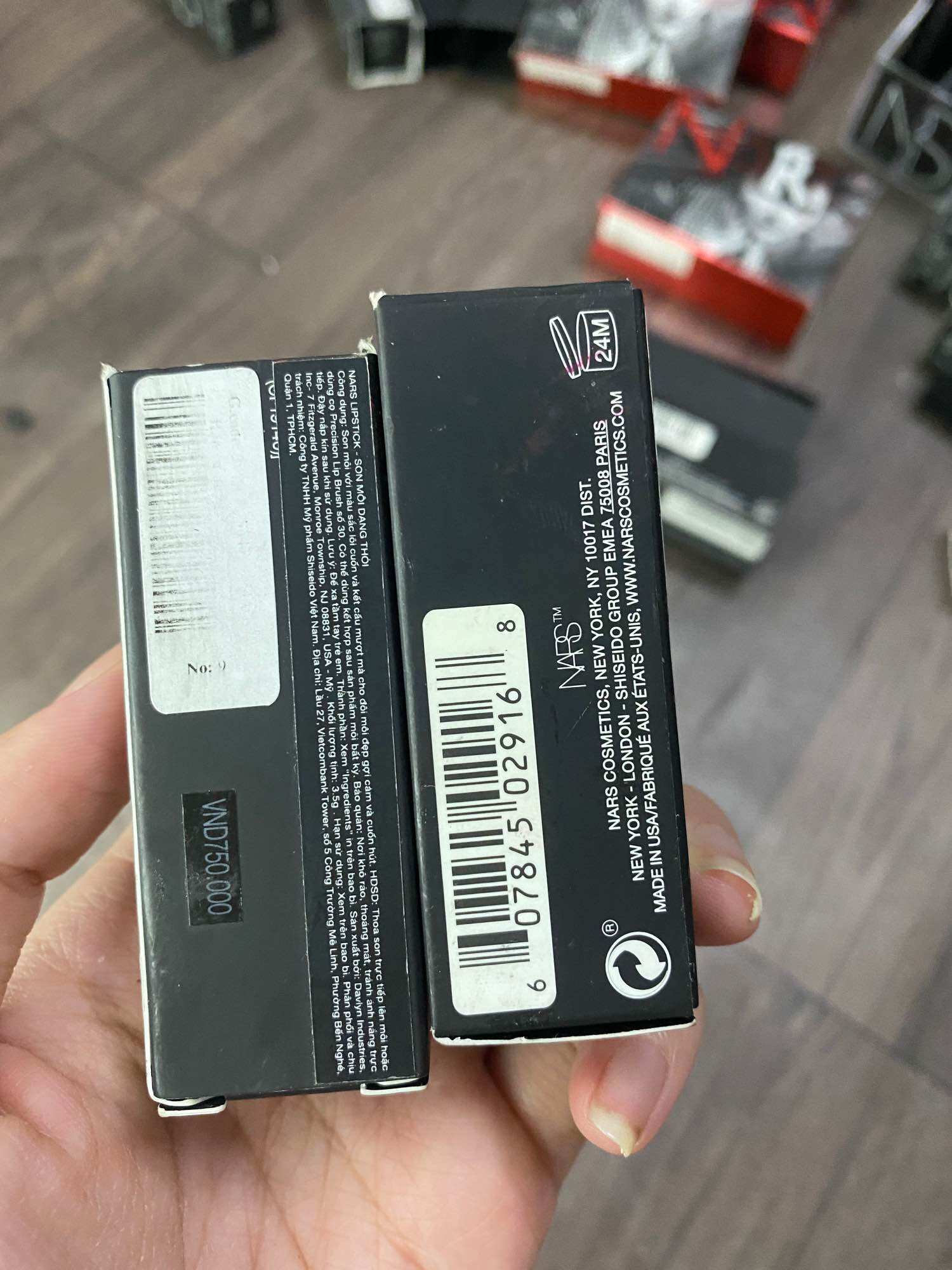 [THANH LÍ CHÍNH HÃNG, đọc kĩ mô tả] SON THỎI NARS MỀM MƯỢT CHUẨN MÀU 3.5g UNBOX