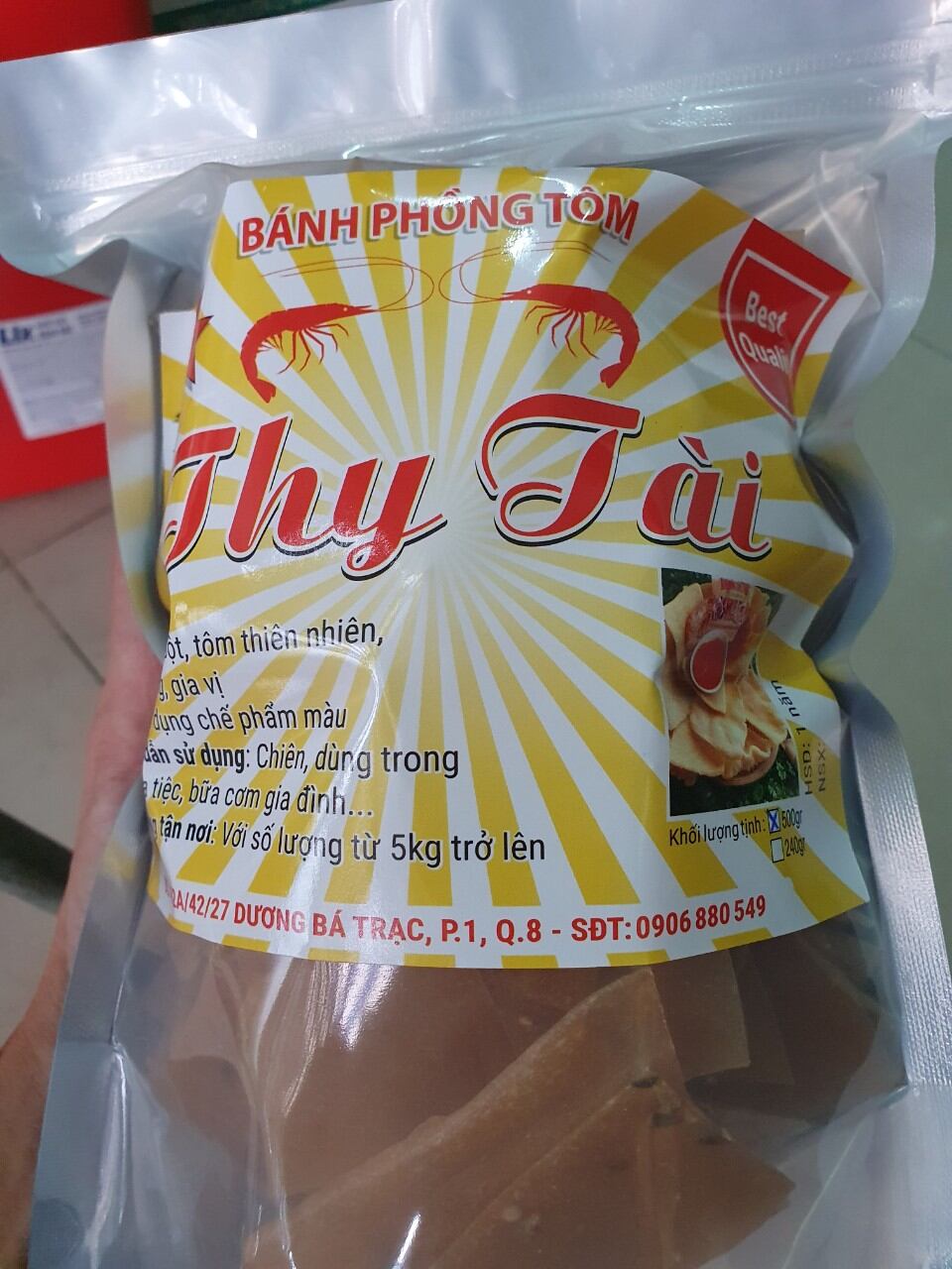 Bánh Phồng Tôm Thy Tài - Đặc Sản Cà Mau - 500g