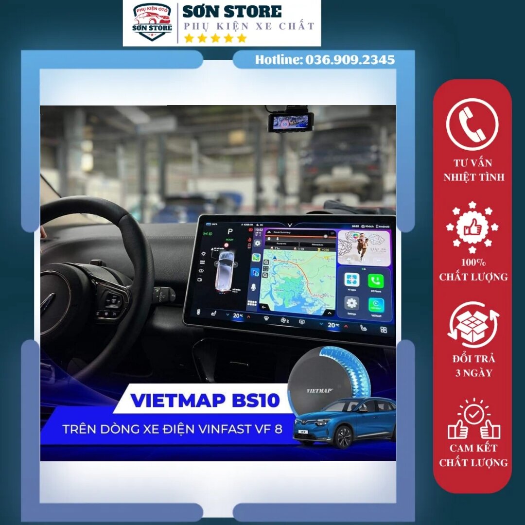 Vietmap bs10_android box thế hệ mới dành cho xe điện vinfast
