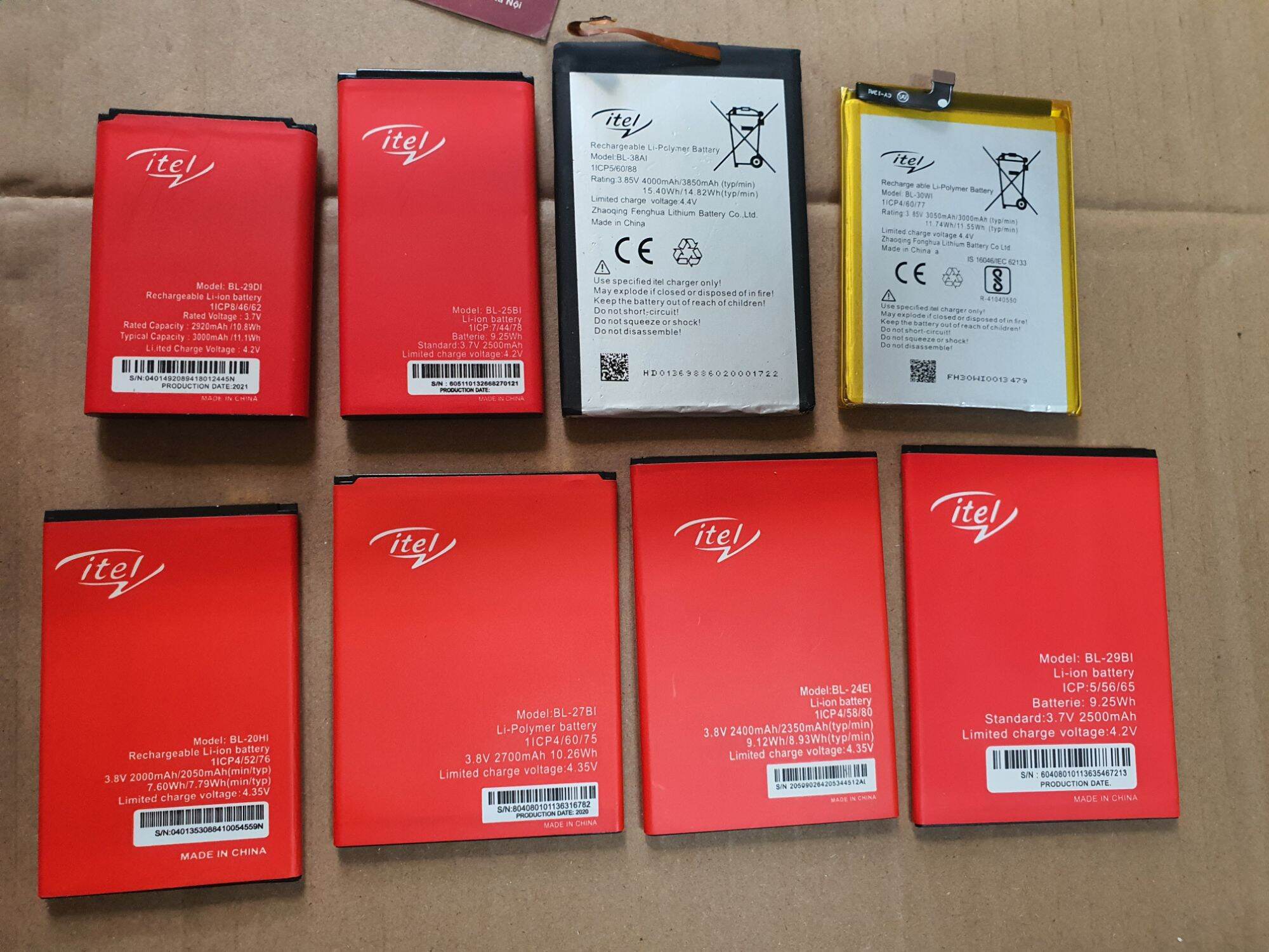 Pin Itel A13/S11/S31/A43/Bl 24Ei