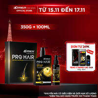 [MỚI] Hộp Combo Xmen for Boss Pro Hair Dầu gội Ngăn gãy rụng 350g + Xịt ngăn rụng tóc 100ml-Chiết Xuất Nhân Sâm-Kích Thích Mọc Tóc-Giúp Tóc Trông Dày Hơn