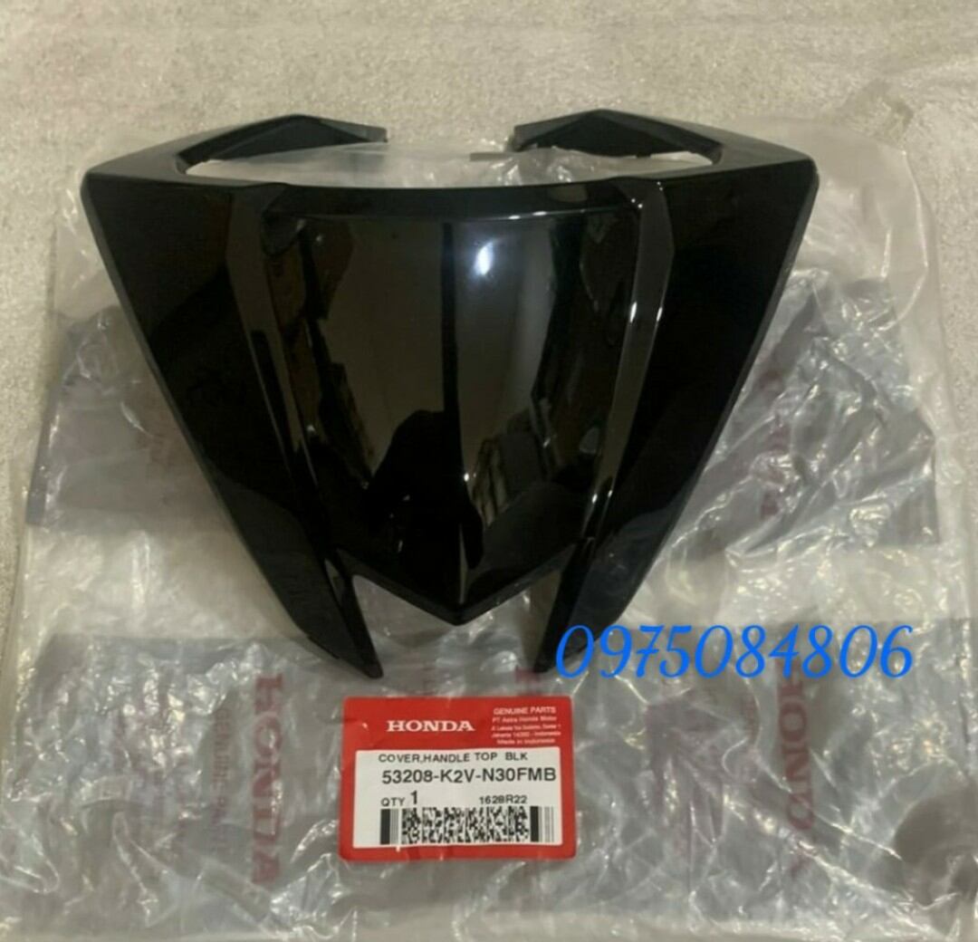 Mặt nạ nhỏ đen bóng vario 125 2023