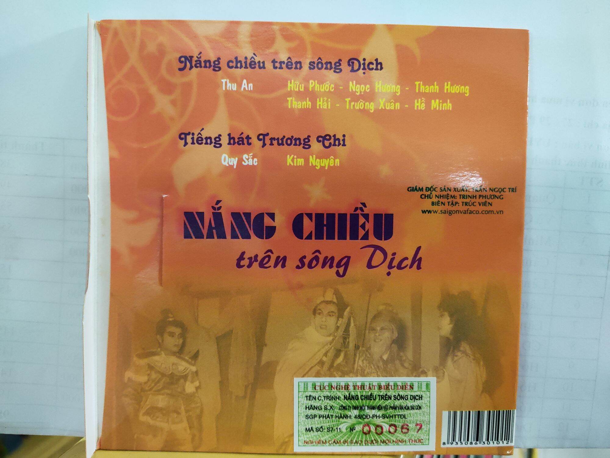 CD cài lương - Nắng chiều trên sông dịch