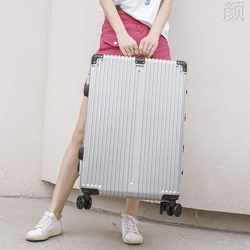 Vali Du Lịch Chắc Chắn Vali Hành Lý Học Sinh Vali Kéo Khung Nhôm Loại Nhỏ Vali Da Mật Mã Học Sinh Nam Nữ Bánh Xe Đa Hướng
