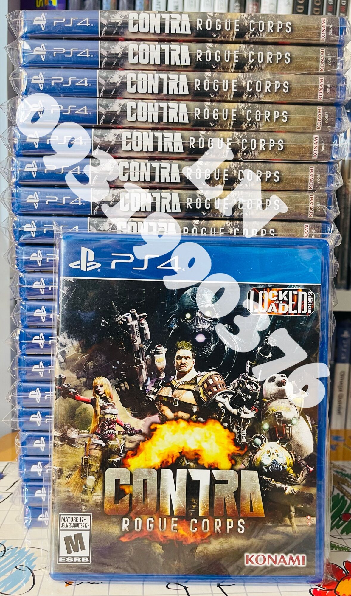 Đĩa game ps4 : Contra (new)