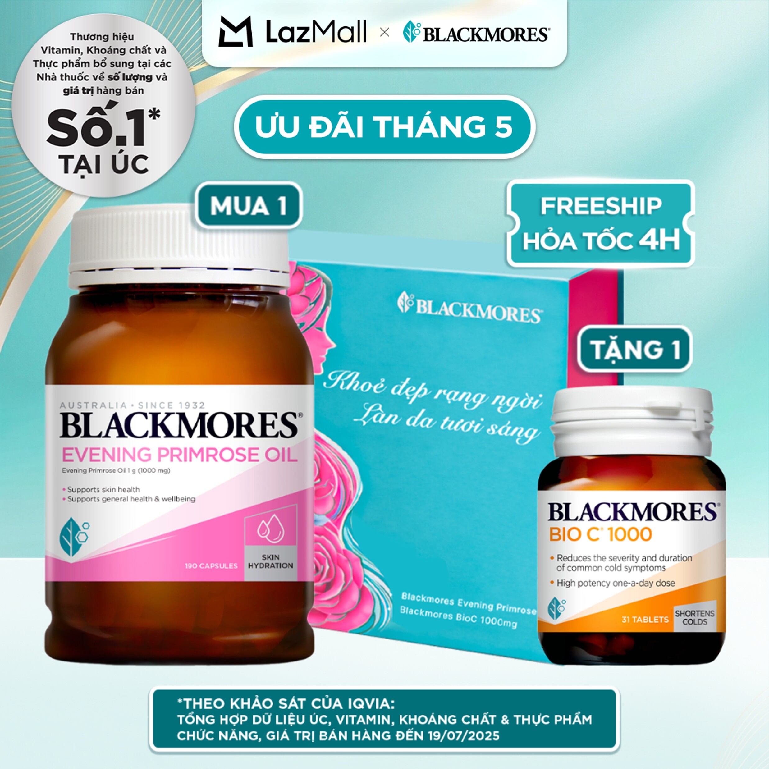 Set 2: Radiant Health and Beauty - Bright Skin (Echinacea & Bioc)