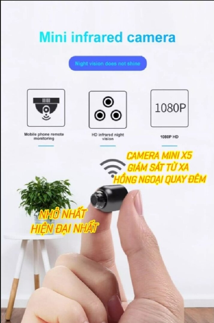 Camera- siêu nhỏ wifi .camera giấu kín
