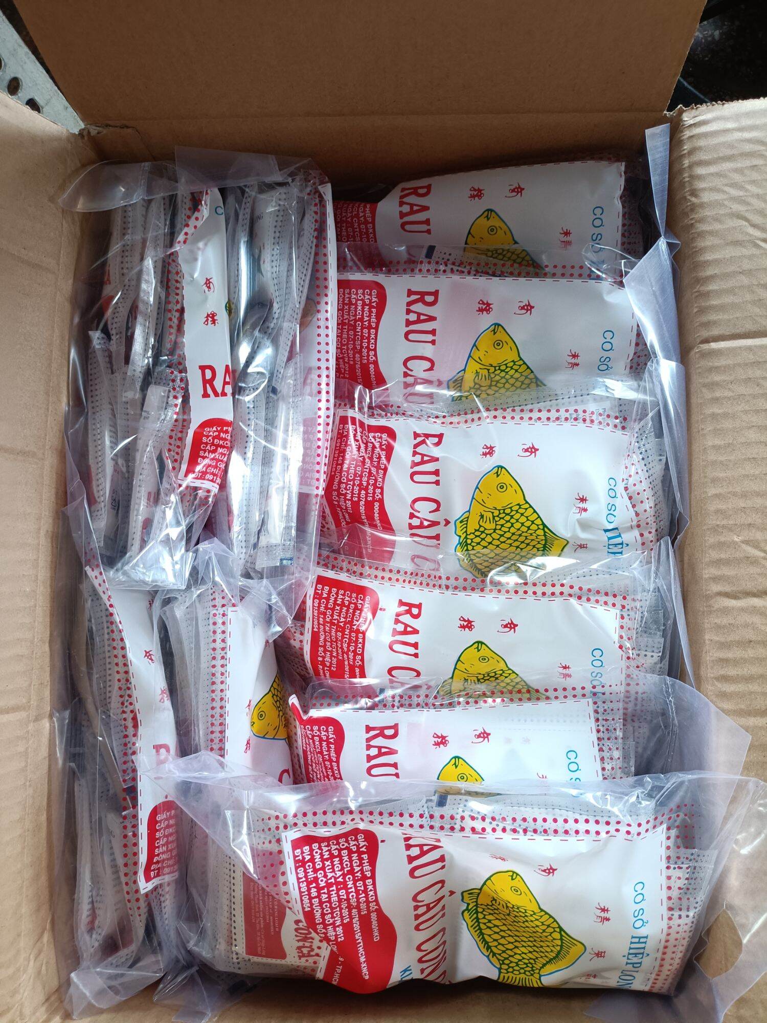 BỘT RAU CAU GIÒN HIỆU CON CÁ (GÓI 25GRAM)