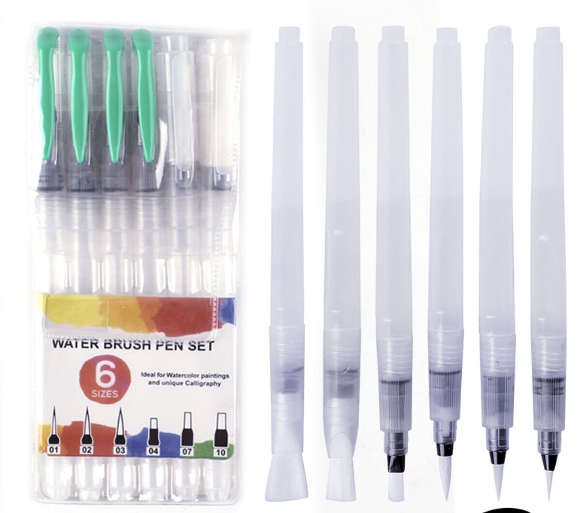 Bộ 6 bút chuyên dụng vẽ màu nước