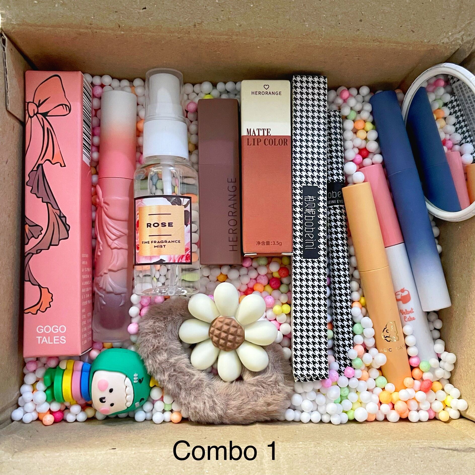 Combo quà lớn ý nghĩa tặng bạn gái, combo son, combo makeup tặng vợ